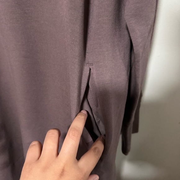Athleta Coaster Luxe Sweatshirt Dress Purple Size XL - Picture 10 of 11